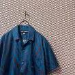 画像4: DOUBLE RAINBOUU - "Geometric Pattern" Rayon Open Collar Shirt (4)