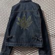 画像3: lucien pellat-finet - "Marijuana" Swarovski 2nd Denim Jacket (3)