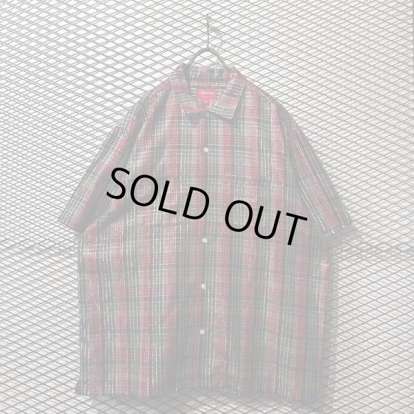 画像1: SUPREME - Glitter Check Over Shirt (1)