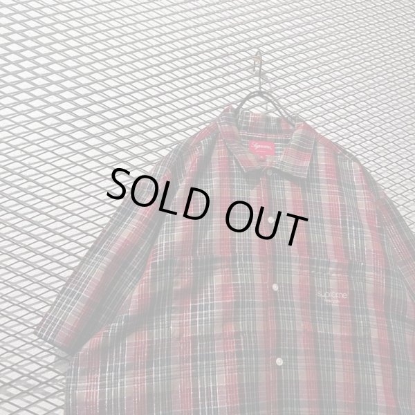 画像2: SUPREME - Glitter Check Over Shirt (2)