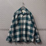 画像: Sears - 70's Ombre Check Open Collar Shirt