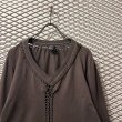 画像4: NUMBER (N)INE - Braided L/S Tee (Brown) (4)