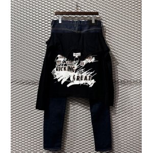 画像: KIDILL × EDWIN - L/S Tee Docking Denim Pants