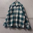 画像3: Sears - 70's Ombre Check Open Collar Shirt (3)