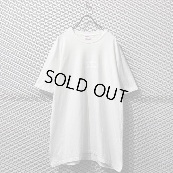 画像1: SUPREME - BOX Logo Tee (White×White) (1)