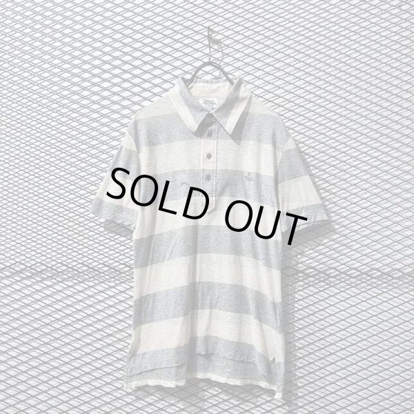 画像1: Vivienne Westwood - Border Orb Polo Shirt (1)