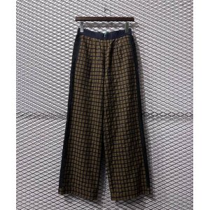 画像: OHTA - Checkered Hakama Pants