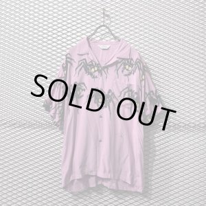 画像: STAR OF HOLLYWOOD - "Tarantula" Open Collar Shirt