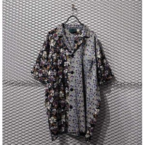 画像: Jean Paul Gaultier - Flower Switching Open Collar Shirt