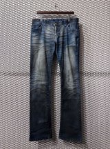 画像: TORNADO MART - Flare Denim Pants (Mud Finish)