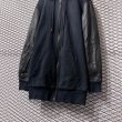 画像3: DIESEL - Leather Switching Long Hoodie (3)