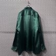 画像6: DAIRIKU - 21A/W Satin Over Shirt (Green) (6)