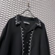 画像2: DOUBLE RAINBOUU - Embroidery Open Collar Rayon Shirt (2)