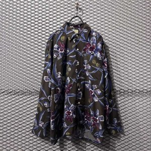 画像: Used - Flower Pattern Rayon Shirt