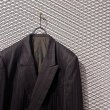 画像3: renoma - Stripe 4B Double Tailored Setup (Brown) (3)