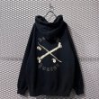 画像6: BOUNTY HUNTER - Cross Bones Zip-up Hoodie (6)