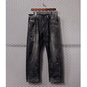 画像: DIESEL - Damaged & Repaired Denim Pants