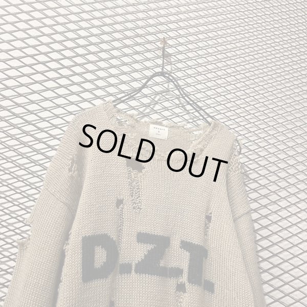 画像2: dezert - "D.Z.T." Damage Knit (2)