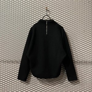 画像: shozo tsujimura - Half Zip Mock Neck Knit