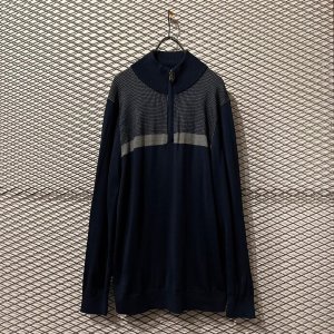 画像: BANANA REPUBLIC - Switching Half-zip Knit