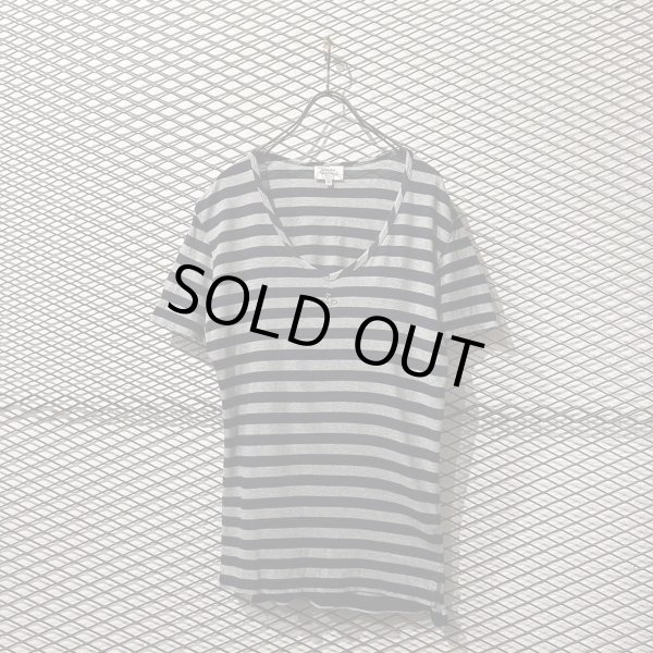 画像1: Vivienne Westwood MAN - Orb Embroidery Border Tee (1)