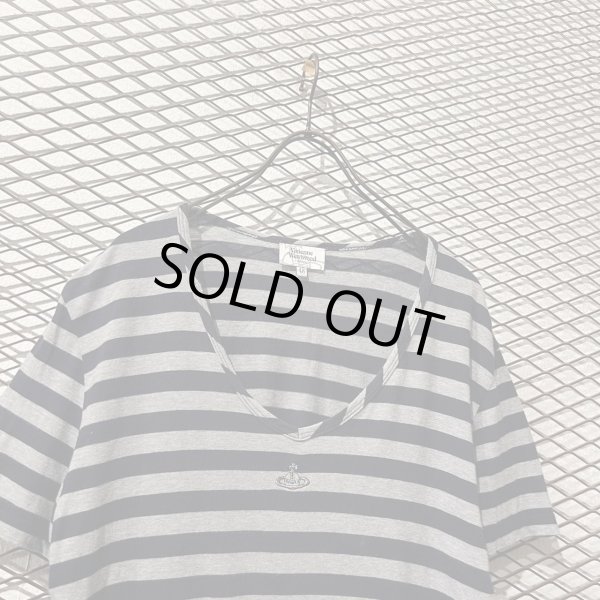画像2: Vivienne Westwood MAN - Orb Embroidery Border Tee (2)