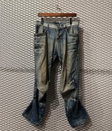 画像: PPFM - 3D Cutting  Design Denim Pants