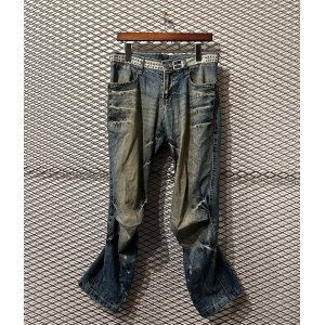 画像: PPFM - 3D Cutting  Design Denim Pants