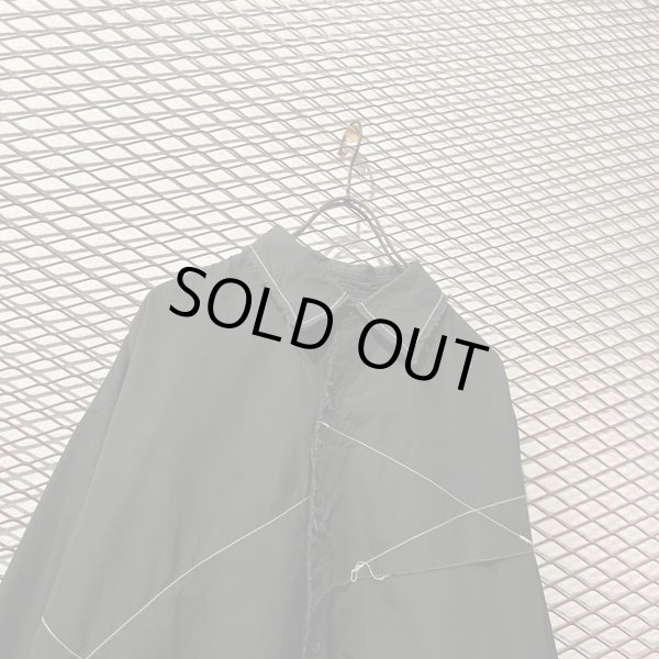 画像2: sulvam - Stitchwork Design Shirt (2)