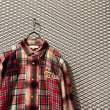 画像4: DIESEL - Crazy Pattern Patchwork Check Shirt (4)