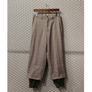 画像: MISTER GENTLEMEN - Docking Design Wide Pants