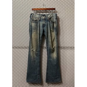 画像: TRUE RELIGION - Damaged Flare Denim Pants