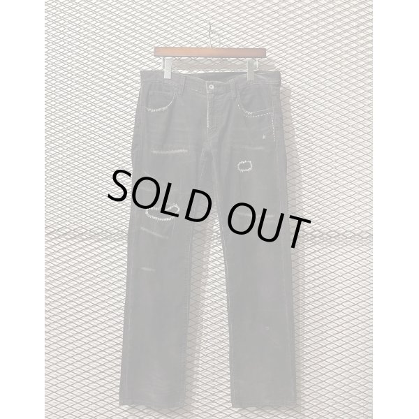 画像1: NEIGHBORHOOD - Damaged & Repaired Corduroy Pants (1)