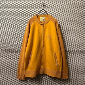 画像: KARL HELMUT - Knit Switching Zip-up Sweat Blouson