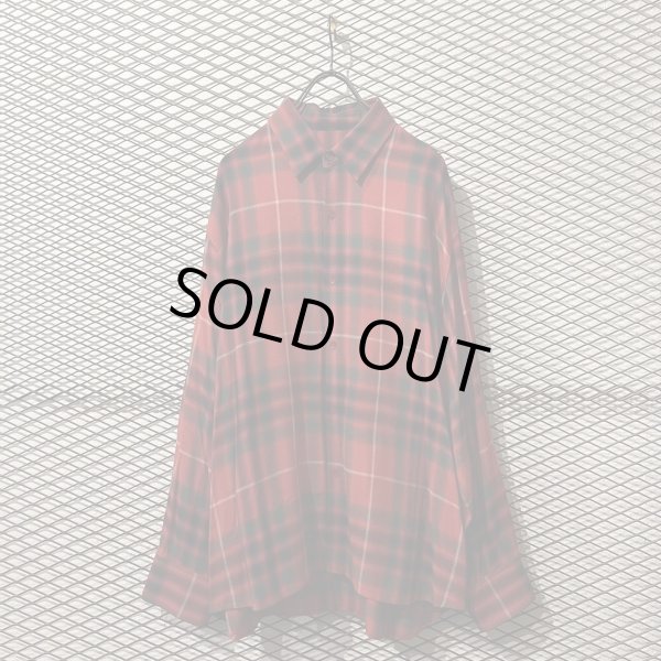 画像1: LAD MUSICIAN - Rayon Shadow Check Shirt (1)