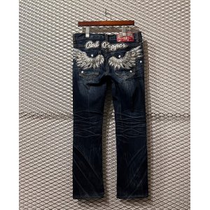 画像: RED PEPPER - Embroidery Shoecut Denim Pants