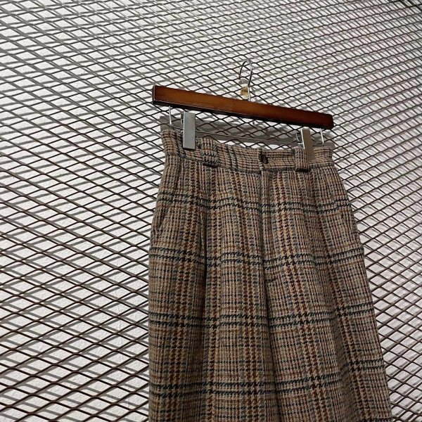 画像2: I.S. - 80's 2-Tuck Wide Slacks (2)