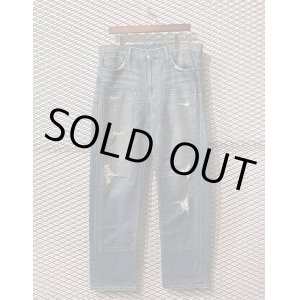 画像: Whiz Limited - Double Knee Damaged＆Repaired Denim Pants