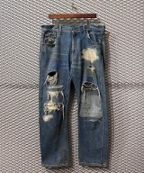 画像: Whiz Limited - Damaged & Repaired Denim Pants