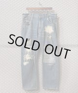 画像: Whiz Limited - Damaged & Repaired Denim Pants