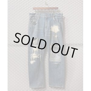 画像: Whiz Limited - Damaged & Repaired Denim Pants