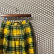 画像5: Y's - 90's 3D Cutting Check Pants (BORO) (5)