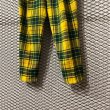 画像4: Y's - 90's 3D Cutting Check Pants (BORO) (4)