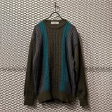 画像: Christian Dior - 90's Switching Cable knit