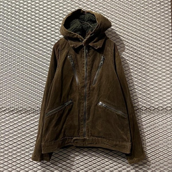 画像1: Whiz Limited - "ハの字" Corduroy Hooded Jacket (1)