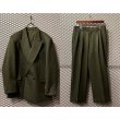 画像1: Used - Stripe 6B Double Tailored Setup (Olive) (1)