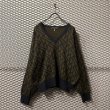 画像1: Chiristian Dior - 90's Geometric V-neck Knit (1)