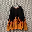 画像1: BLACK EYE PACTH - Fire Pattern Knit (1)