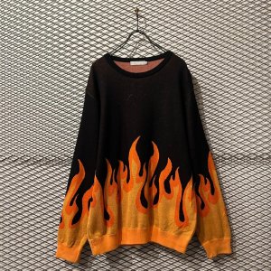 画像: BLACK EYE PACTH - Fire Pattern Knit