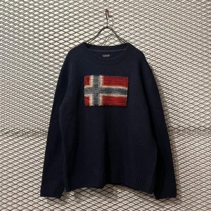 画像: NARAPIJRI - Norway National Flag Knit